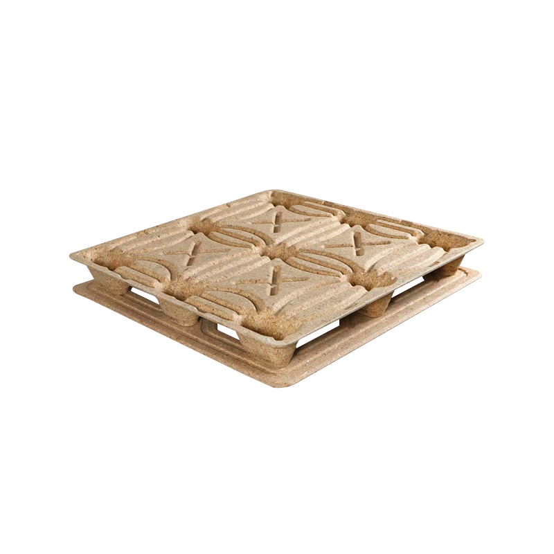 JS-1100*1100*140 ইন্ডাস্ট্রিয়াল-গ্রেড একক-পার্শ্বযুক্ত, ডাবল-লেয়ার নয়-লেগড প্যালেট